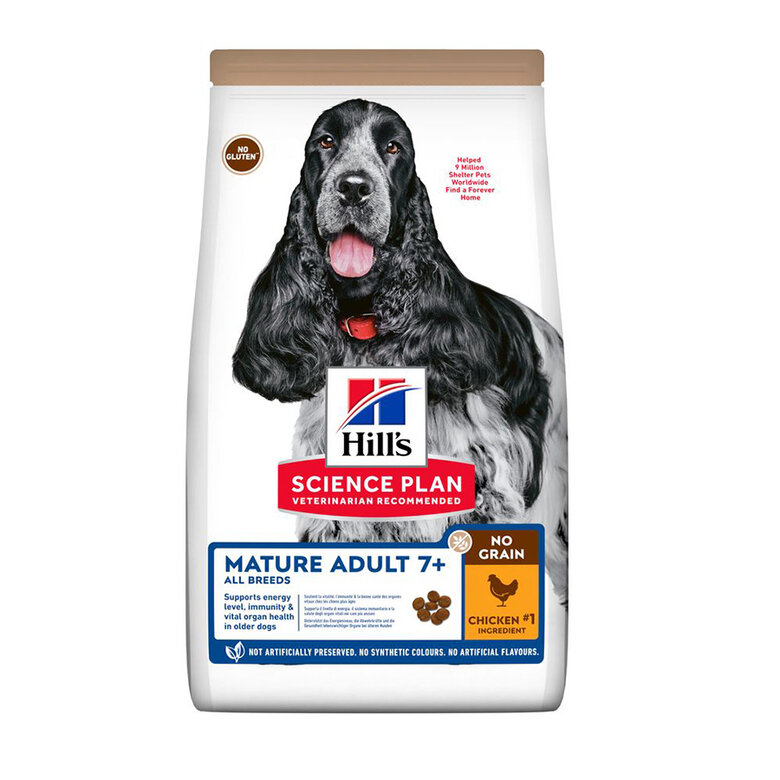 Hill’s Science Plan Mature Adult 7+ Pollo pienso para perros, , large image number null